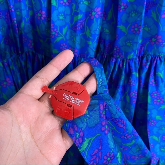 Veronica Beard Serence Floral Blue Purple Green Silk Slit Maxi Skirt Flowy - Picture 4 of 6